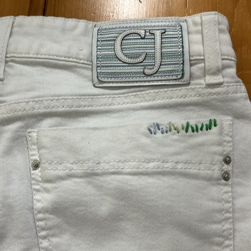 CAMBIO PREMIUM JEANS "Norah" Limited Edition Comfy White Midrise ankle cut - Picture 6 of 9